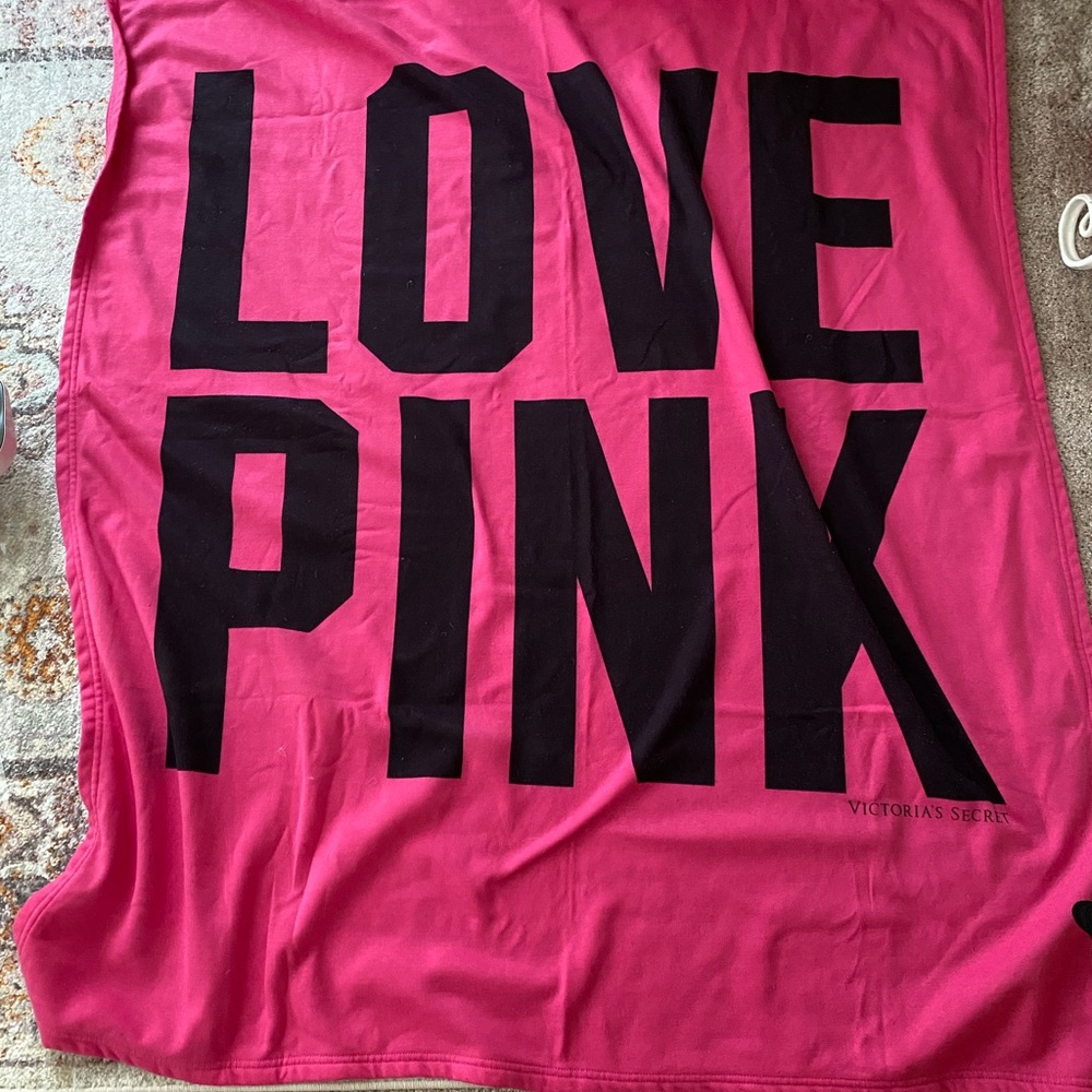 PINK throw blanket